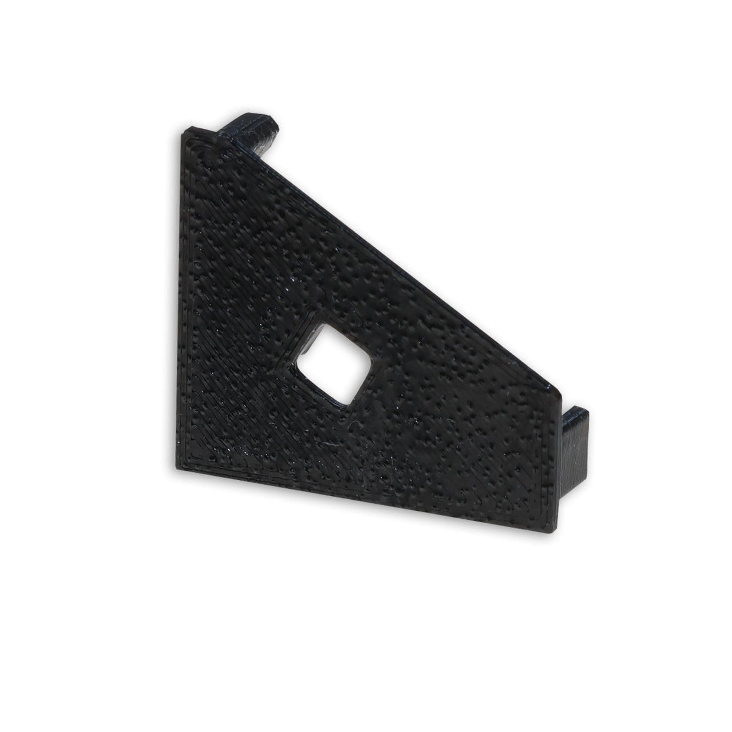 Endkappe EC111L schwarz für Profil CORNER18 mit Kabeldurchführung, links 1 STK