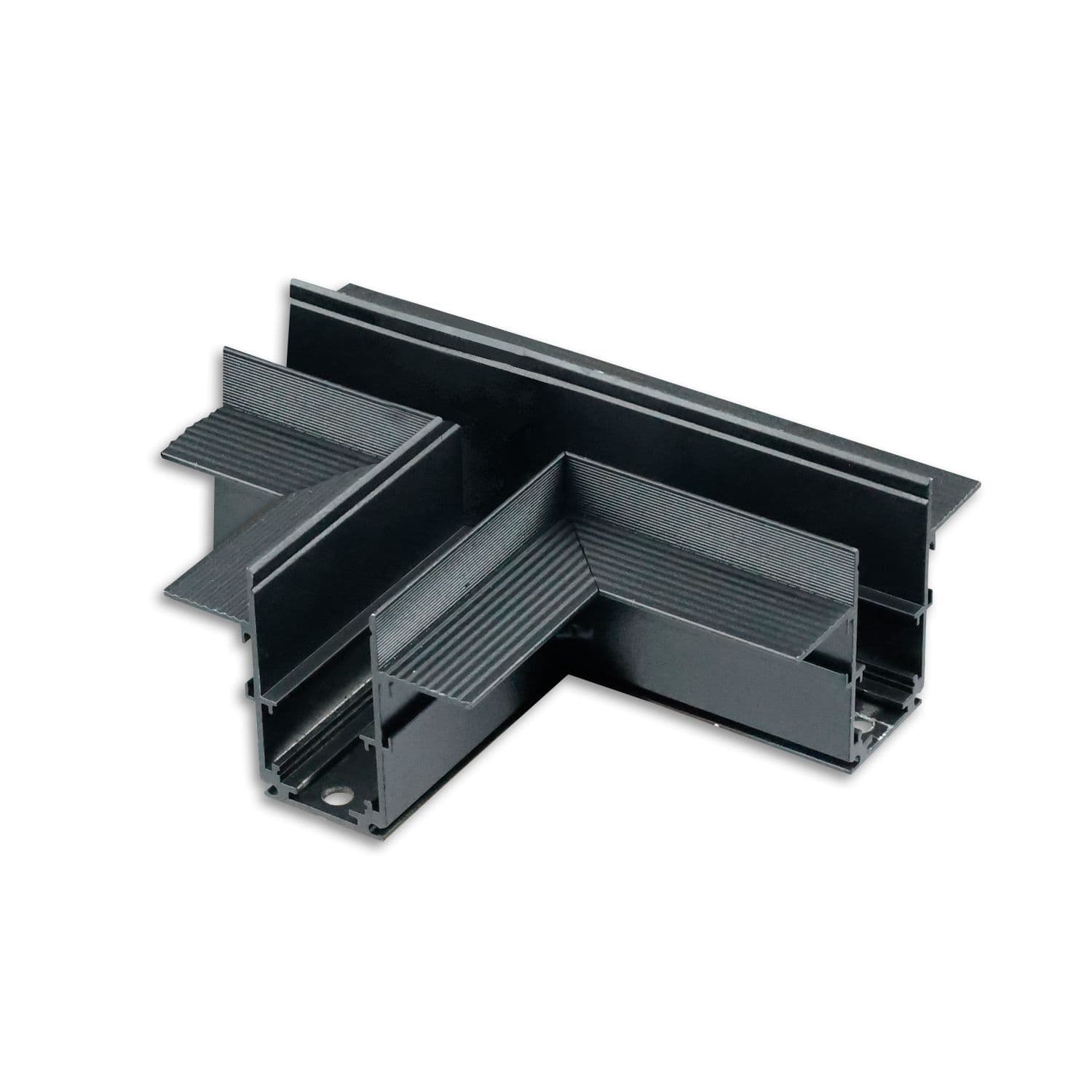 Track48 T-Schiene horizontal für Trockenbauschiene, schwarz, nicht stromführend