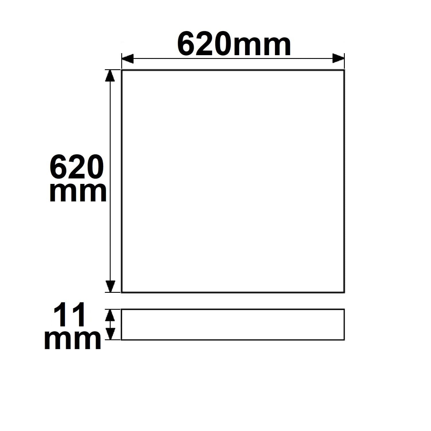 LED Panel Business Line 625 UGR<19 2H/2H, 36W, Rahmen weiß RAL 9016, neutralweiß