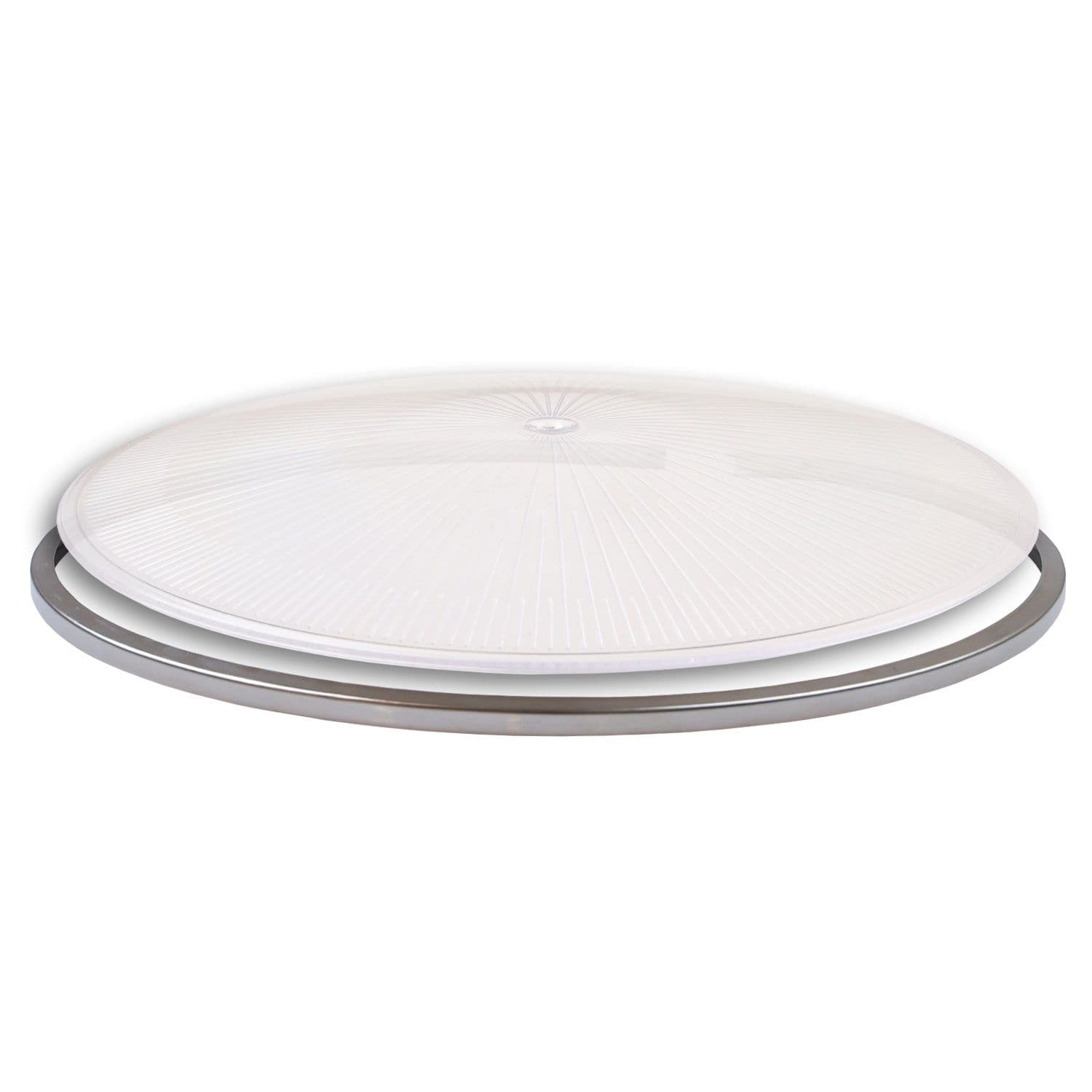 Scheibe für PC Reflektor der Hallenleuchten Serie FL2, transparent, mit Ring und Feder