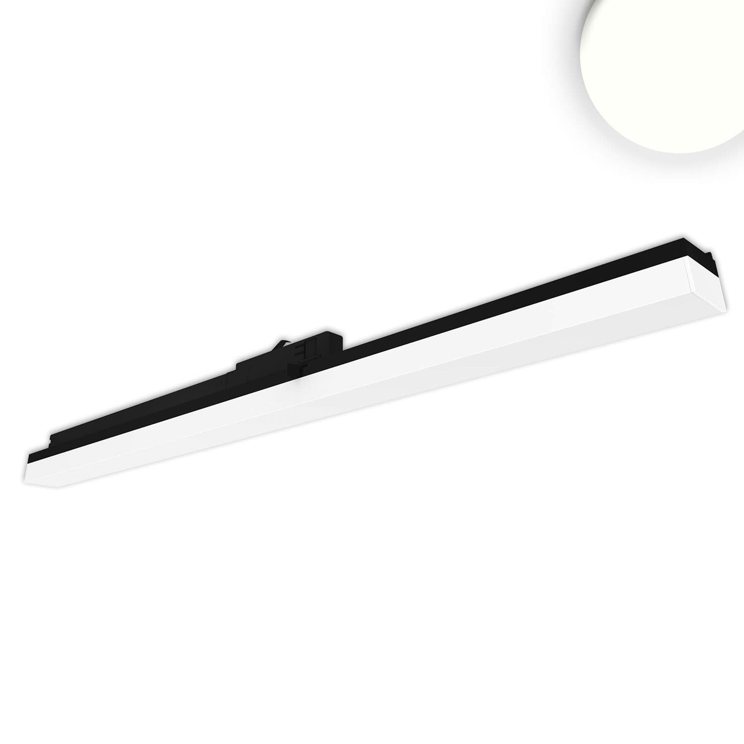 3-Phasen Linearleuchte 1200mm, 40W, 110°, schwarz matt, ColorSwtich 3000|3500|4000K
