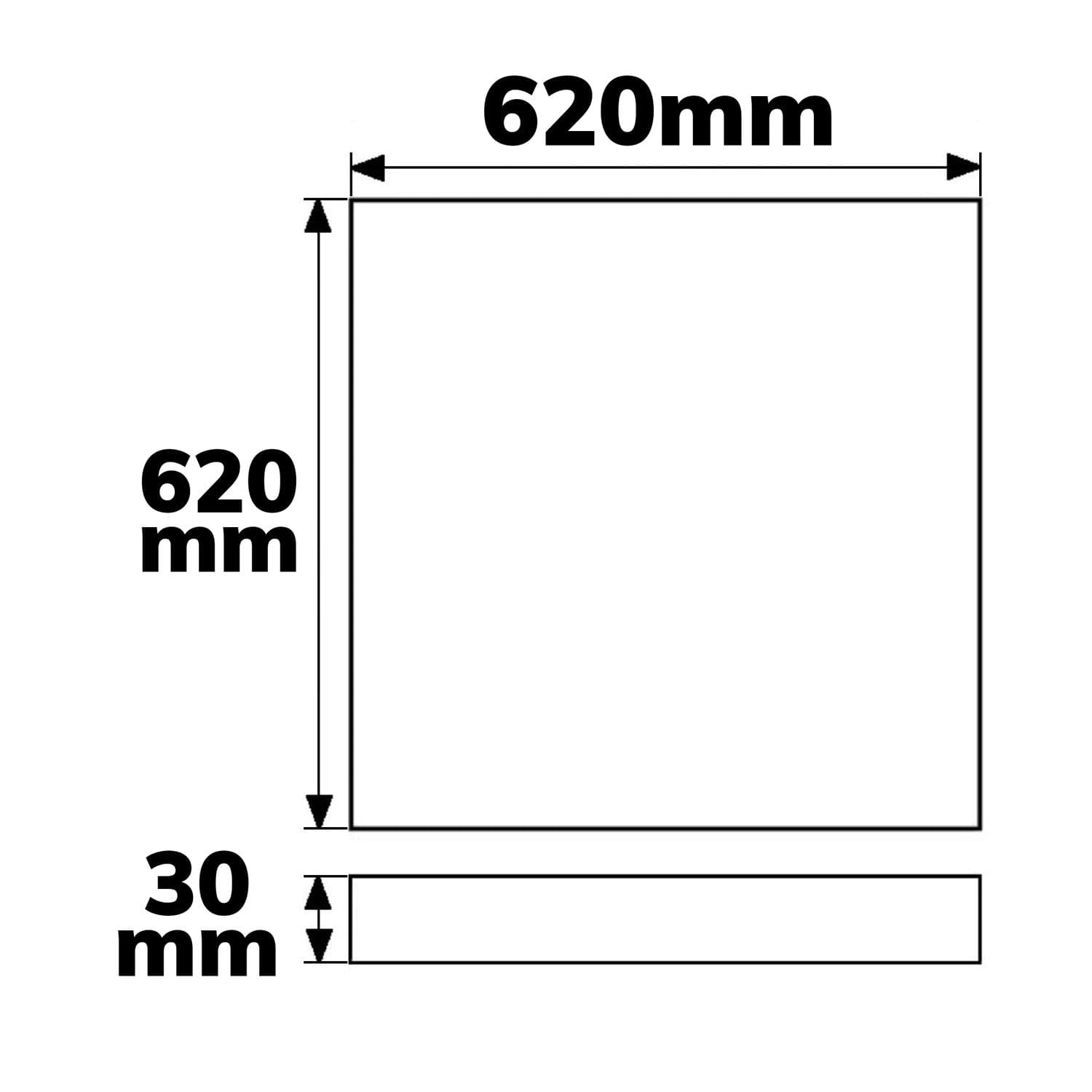 LED Panel Backlight Line 625 UGR<19 8H/8H, CRI90, 36W, ColorSwitch 3000|4000|6000K