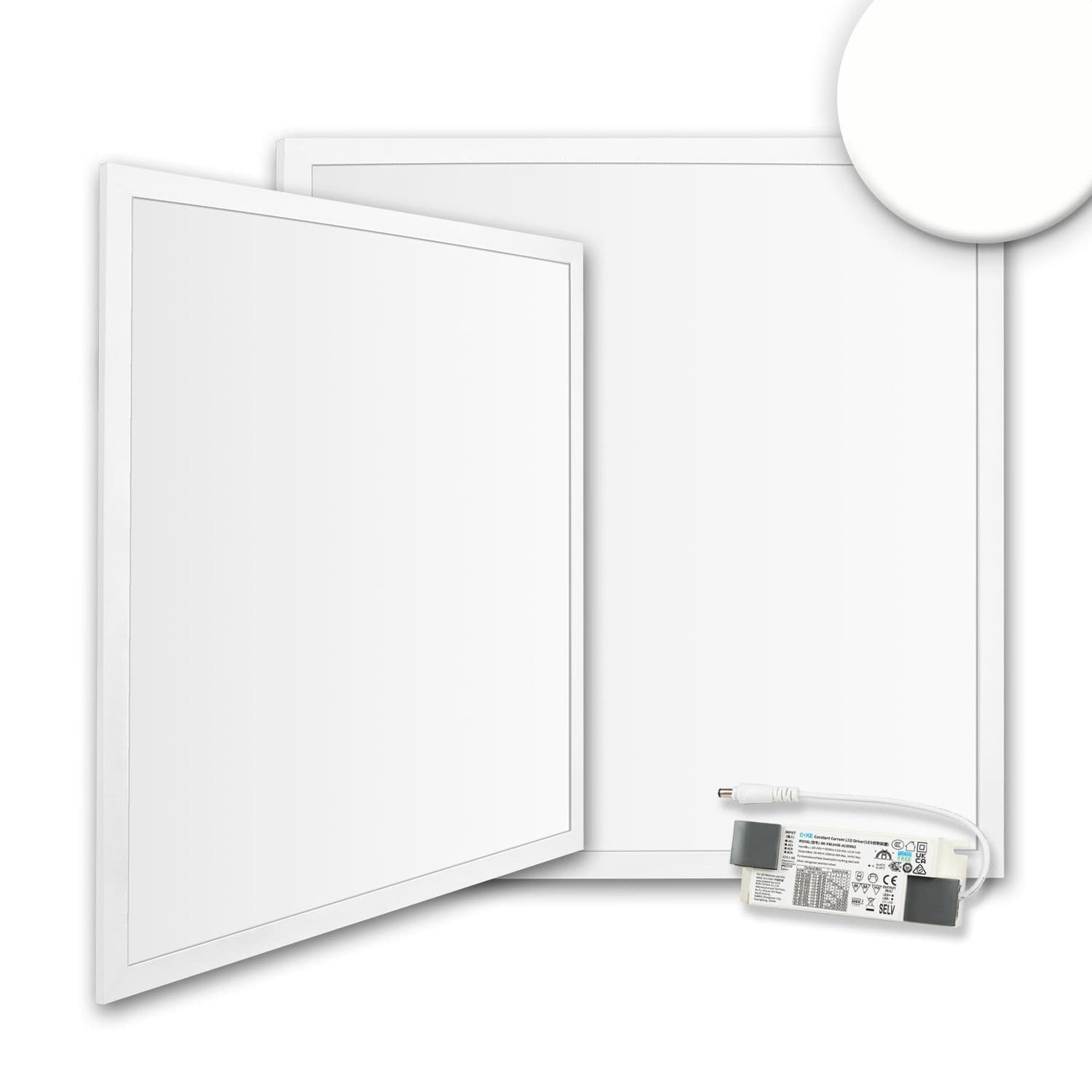 LED Panel Backlight Line 600, UGR<19 8H/8H, CRI 90, 36W, 4000K, PowerSwitch 21-40W