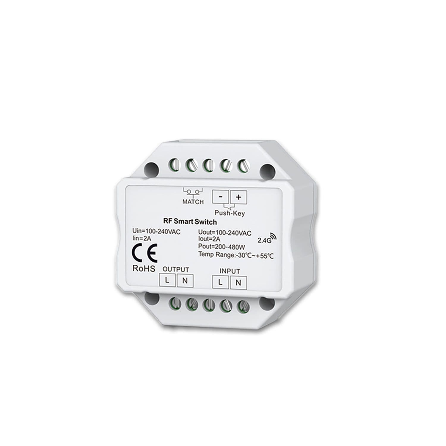 Sys-Pro Push/Funk Mesh-Switch Ein/Aus 100-240V, 720W