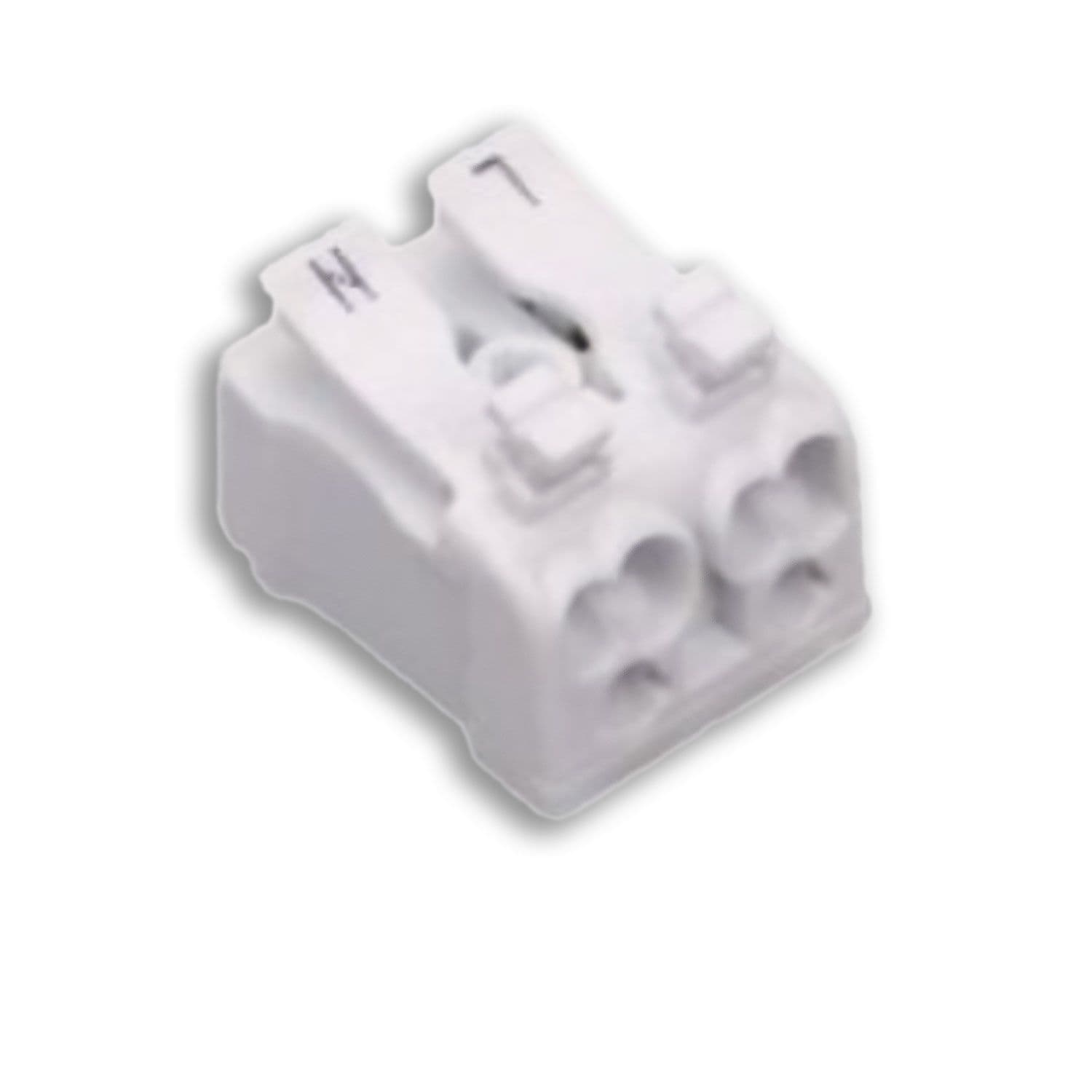 Anschlussklemme 2x2-polig, 0,5-2,5mm², max. 450V/16A