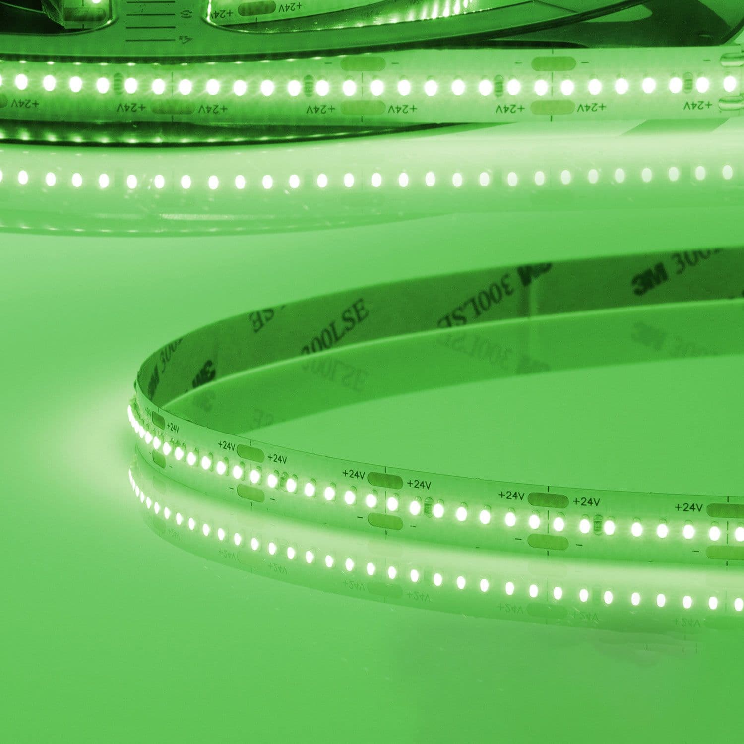 LED CRI9G Linear10 Flexband, 24V DC, 15W, IP20, grün, 5m Rolle, 280 LED/m