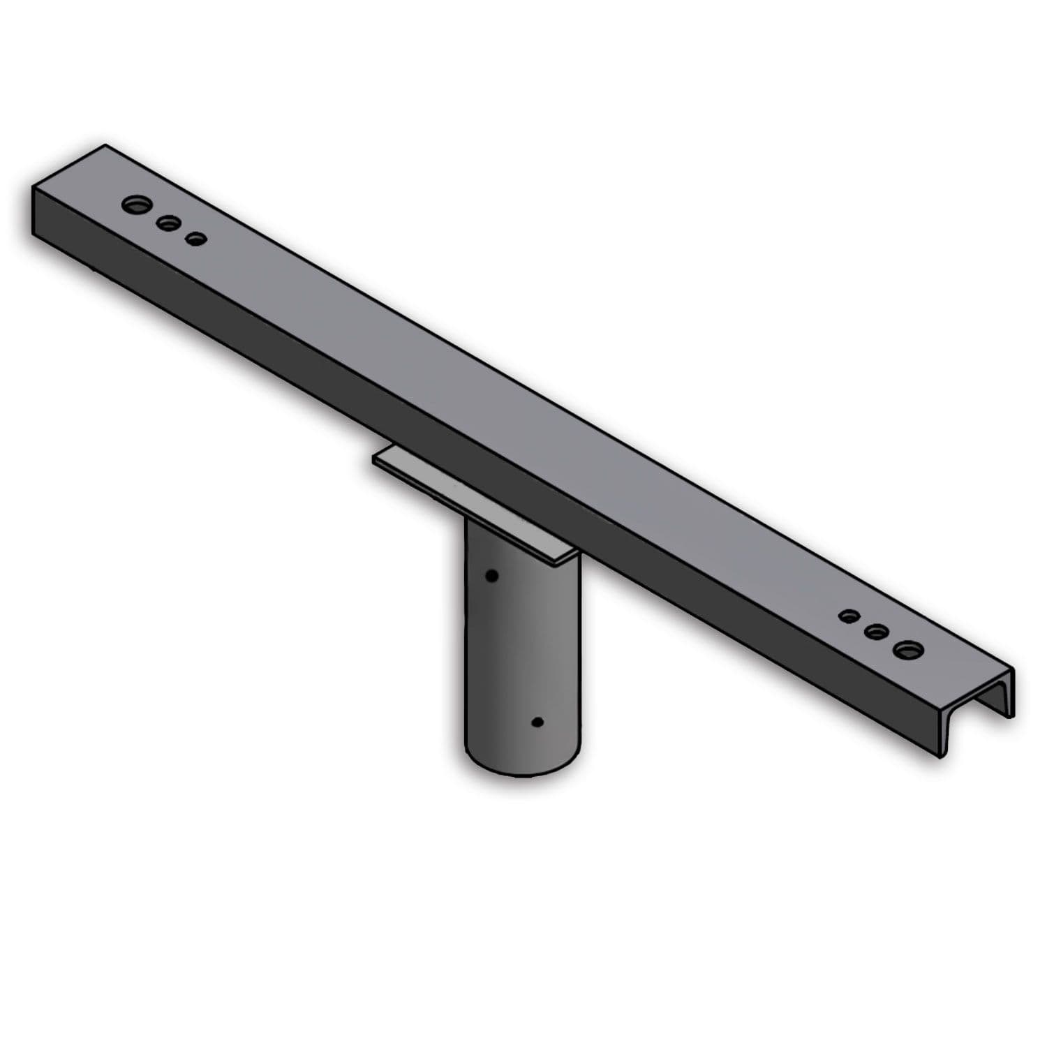 Traverse mit Zopfmaß 76mm für 2 Fluter