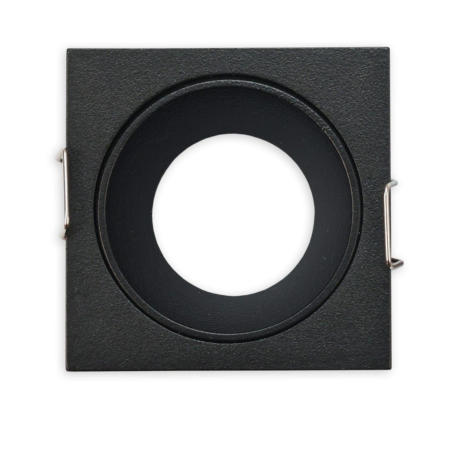 Einbaurahmen für MR11/GU10 Mini Spots, eckig, schwarz