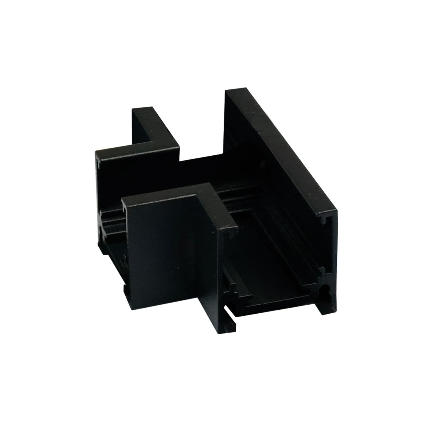 Track48 T-Schiene horizontal für Aufbauschiene flat, schwarz, nicht stromführend