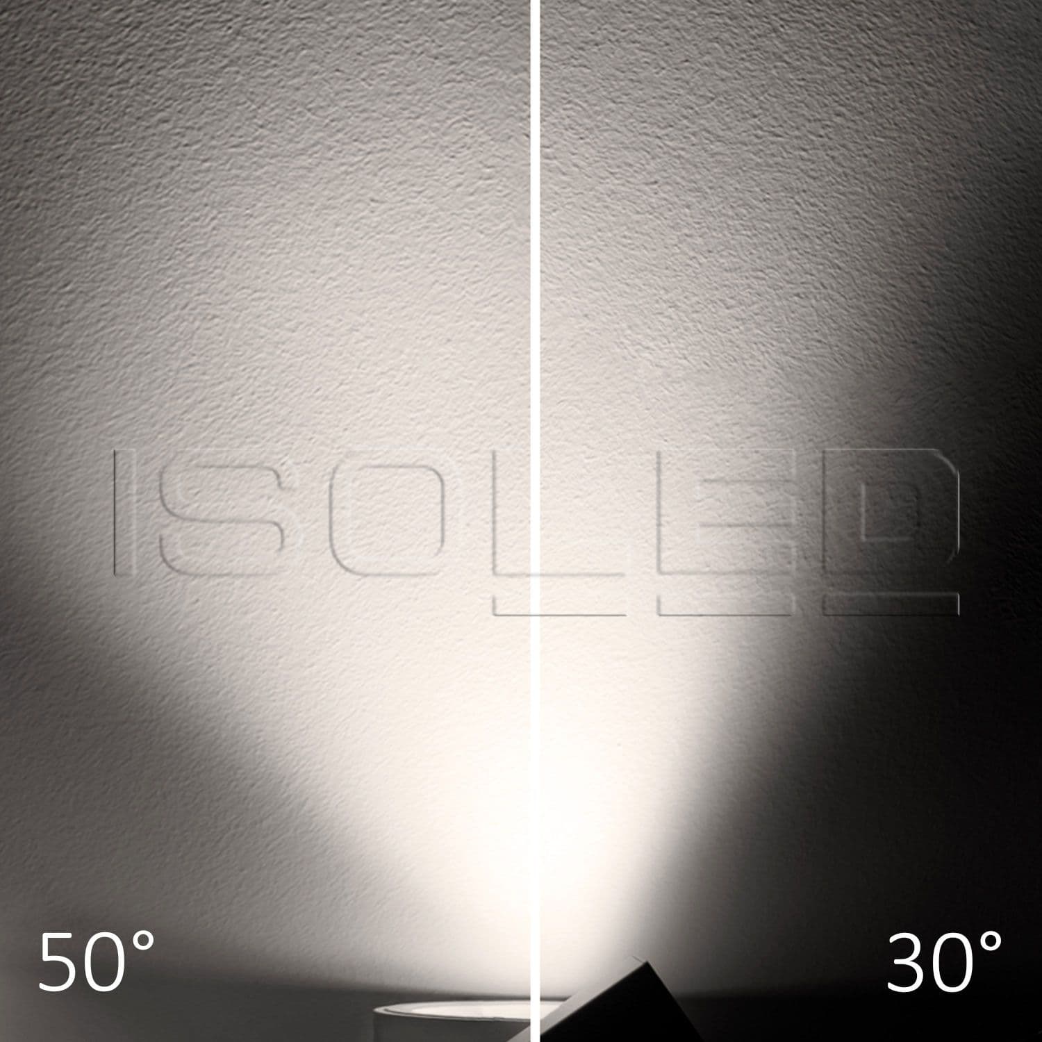 3-Phasen Schienenstrahler fokussierbar, 35W, 30°-50°, weiß matt, 3500K, CRI92