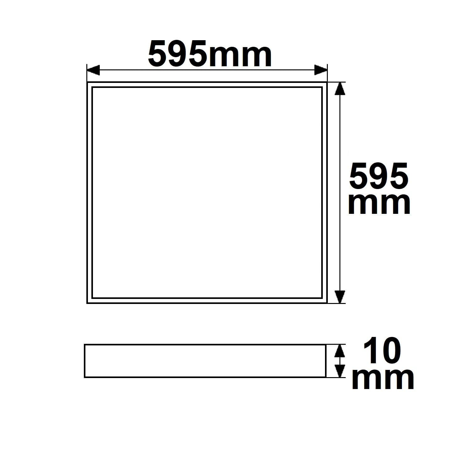 LED Panel Professional Line 600 UGR<19 4H/8H, 26W, Rahmen weiß RAL 9016, neutralweiß