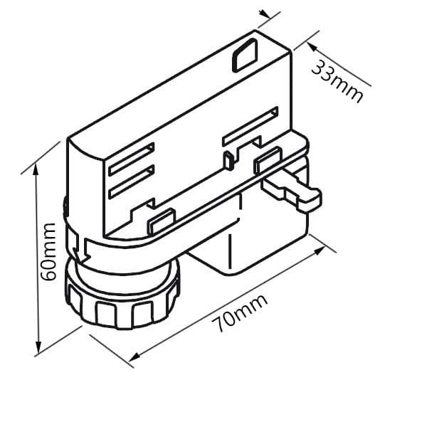 3-Phasen Universaladapter, weiß