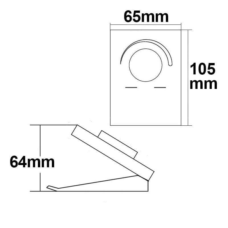 Sys-One single color 1 Zone Tisch-Drehknopf-Fernbedienung mit Batterie
