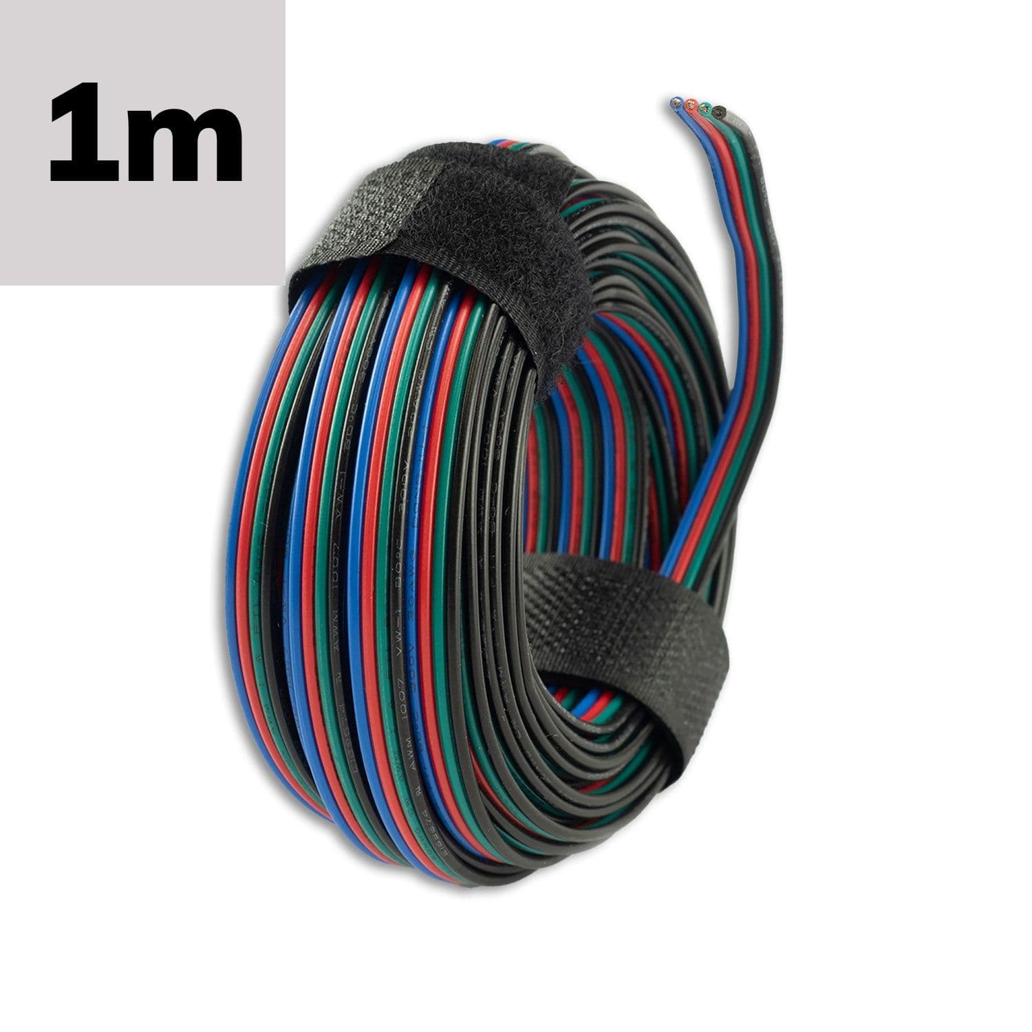 Kabel RGB 4x0,5mm² H03VH-H AWG20, Meterware
