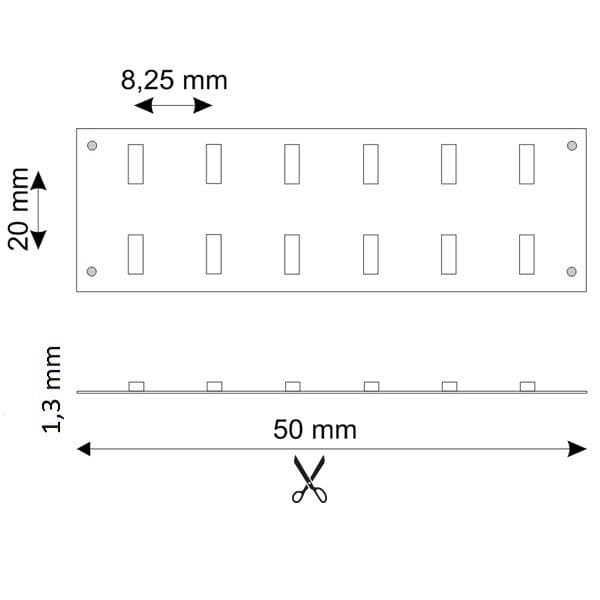 LED CRI930 Flexband, 24V DC, 30W, zweireihig, IP20, 3000K, 5m Rolle, 240 LED/m