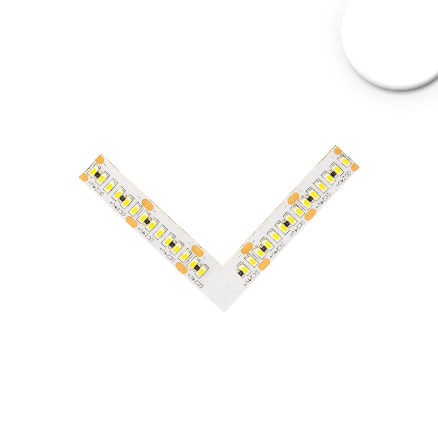Eckverbindung leuchtend 0,5W für MiniAMP Flexband, 24V DC, 6W, IP20, 4000K