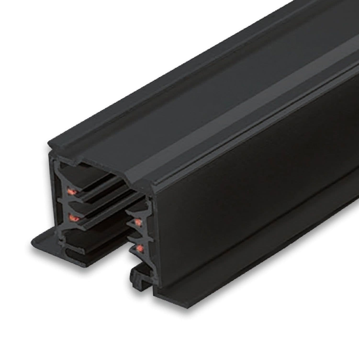 3-Phasen Classic Einbau-Stromschiene, 2m, schwarz