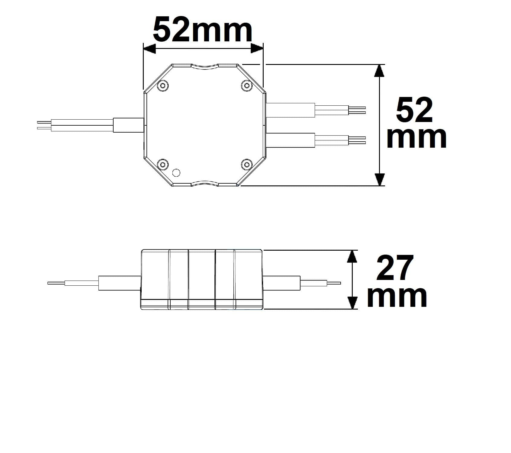 DALI-2 DT6 Phasenabschnitt-Dimmer für dimmbare 230V LED Leuchten/Trafos, 360VA