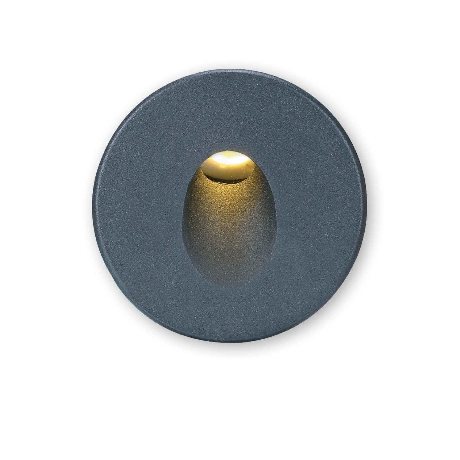 Cover Aluminium rund 1 schwarz für Sys-Wall68