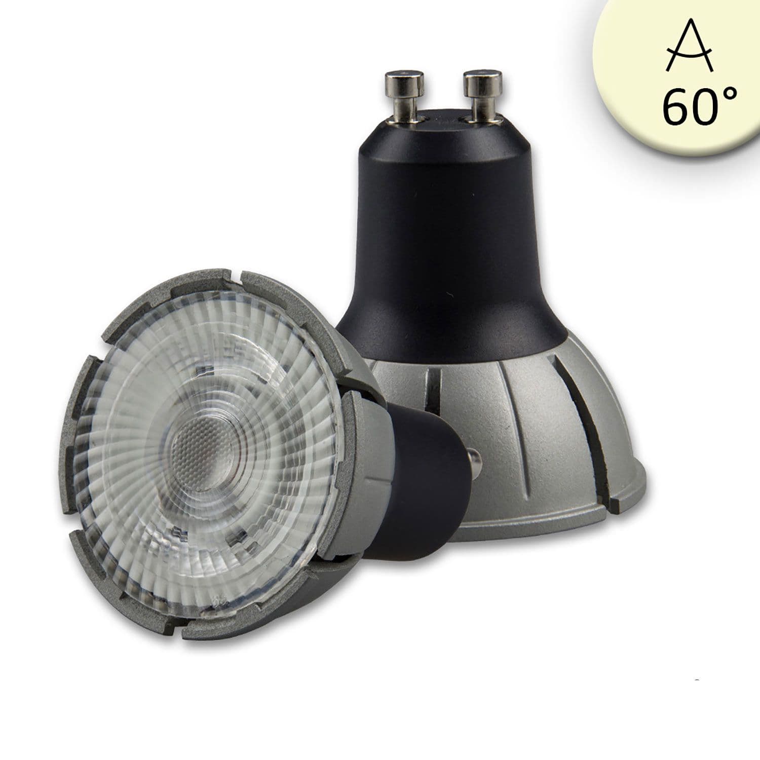 GU10 Vollspektrum LED Strahler 7W COB, 60°, 3000K, dimmbar