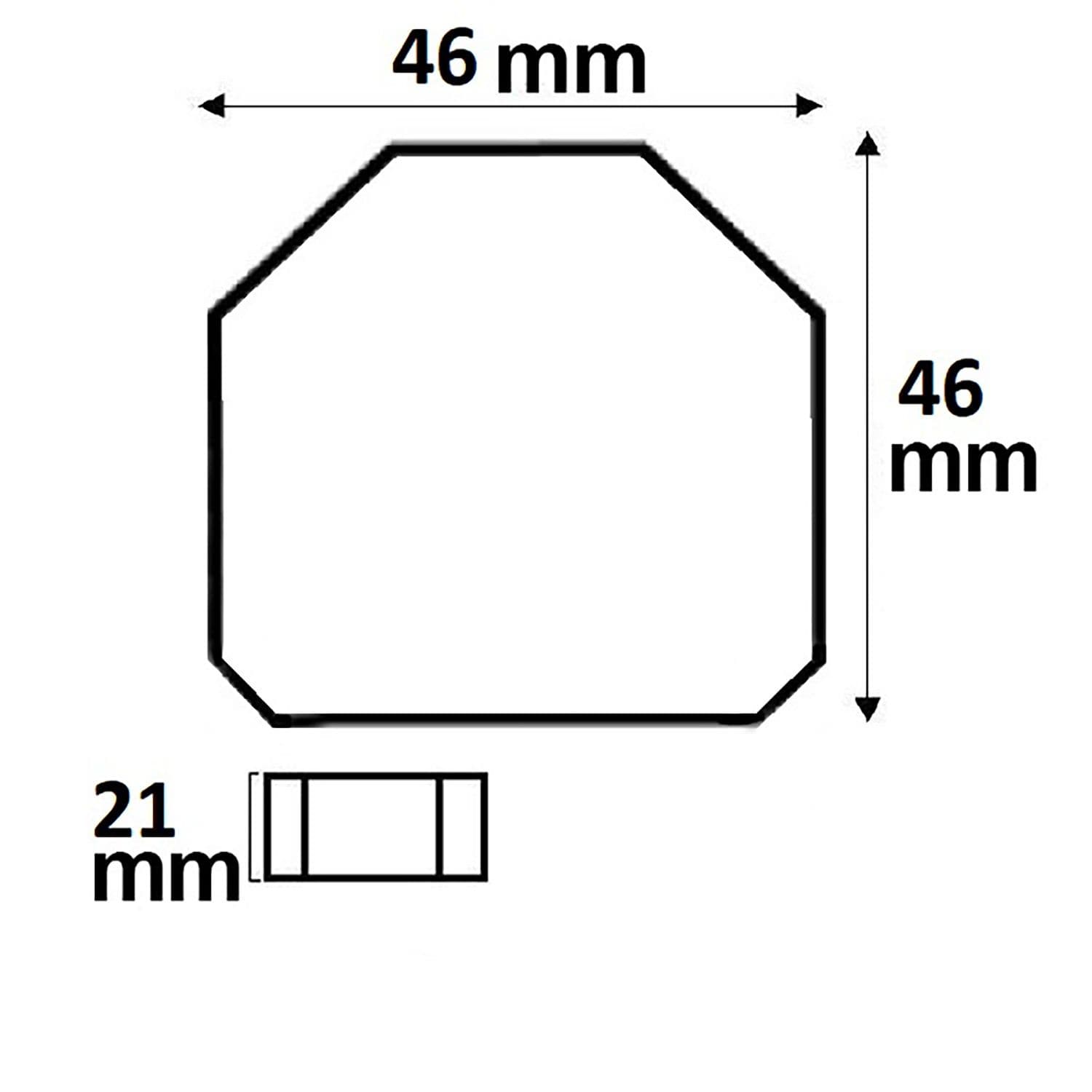 Universal-Push PWM-Dimmer für LED Spots / Stripes, 1 Kanal, 12-24V 8A, 36-48V 6A