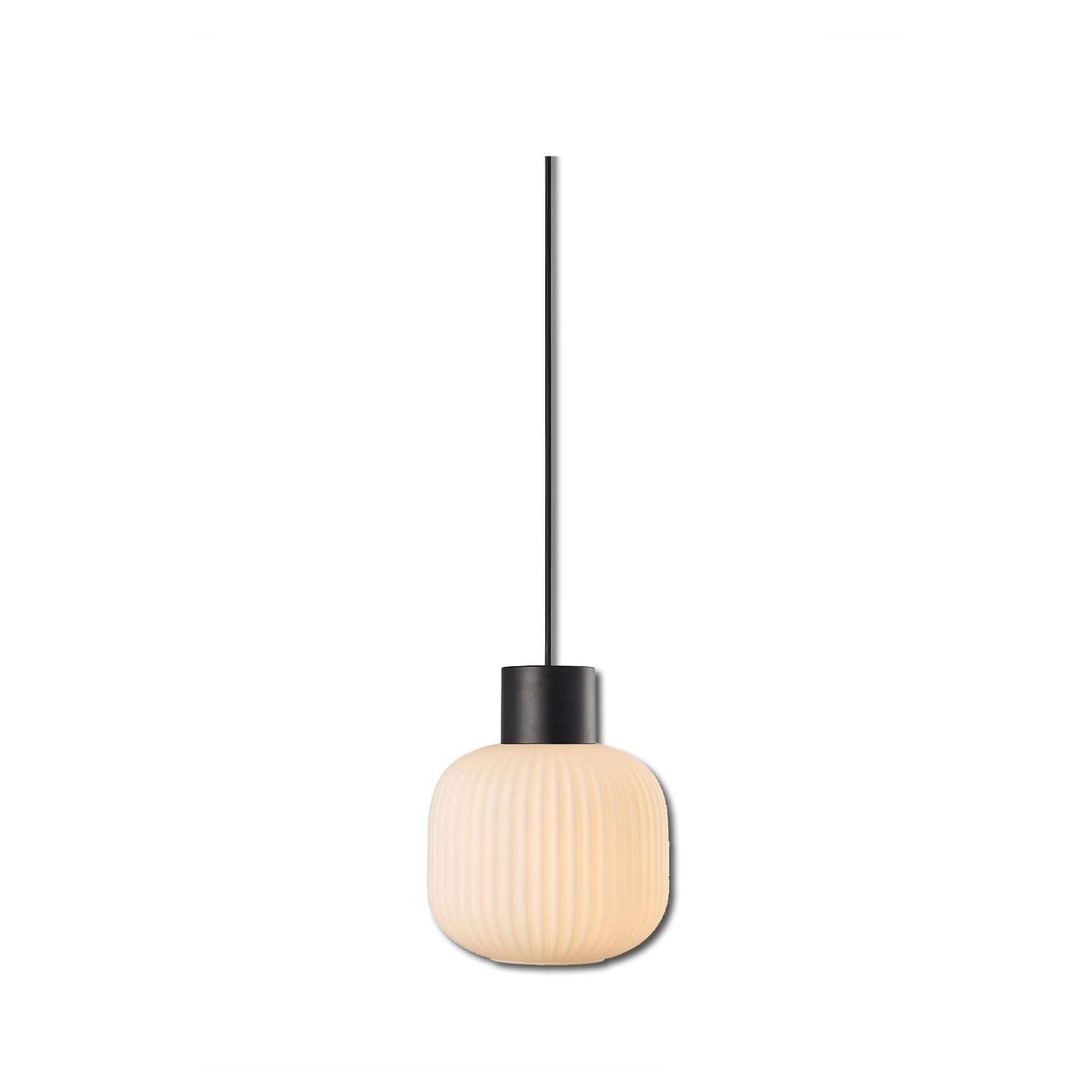 Pendelleuchte, white Glas, rund, E27, 50-300cm, exkl. Leuchtmittel, exkl. Baldachin