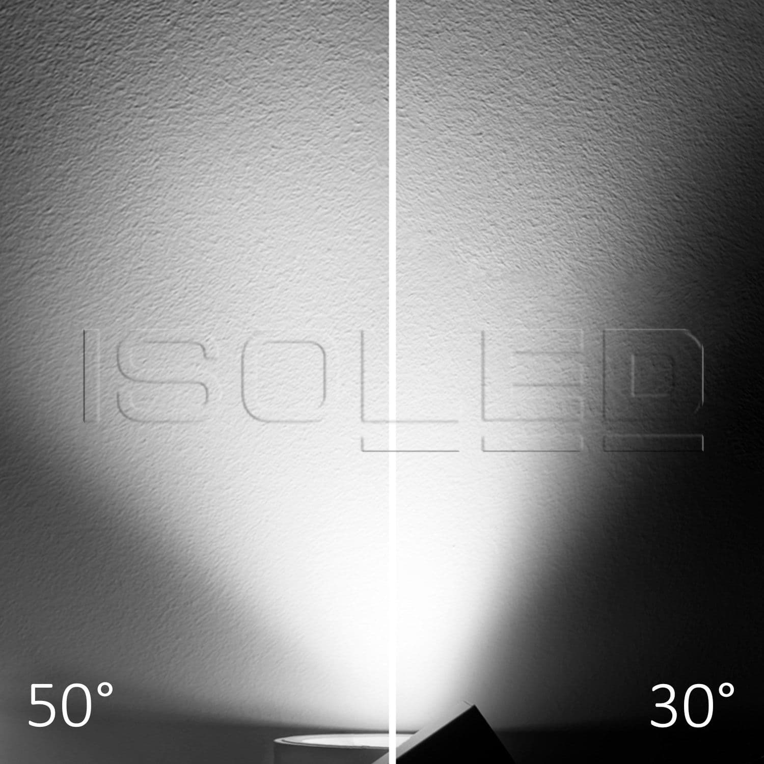 3-Phasen Schienenstrahler fokussierbar, 35W, 30°-50°, weiß matt, 4000K, CRI92