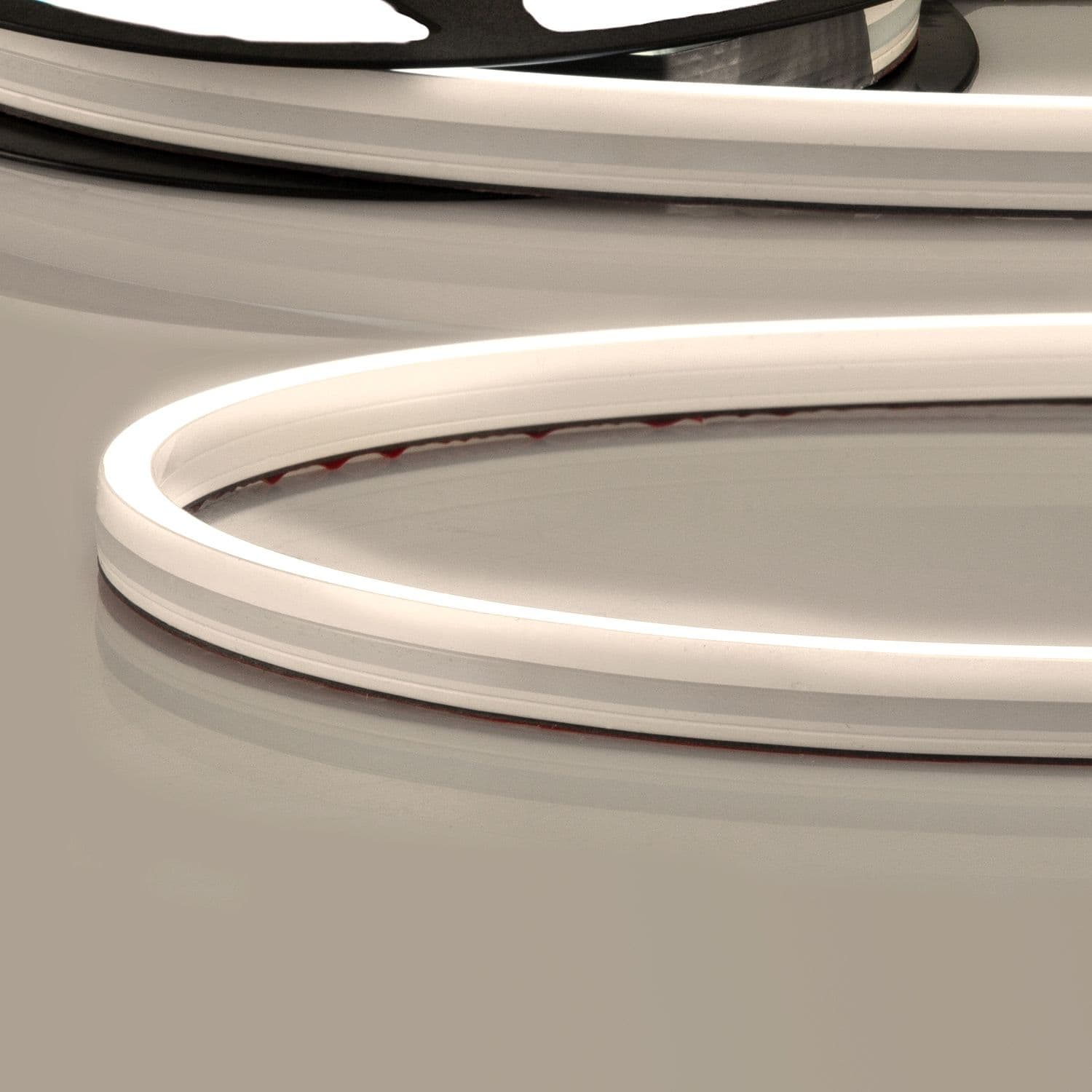 LED NEON930 Flexband B08H12, 24V DC, 12W, IP67, 3000K, 5m Rolle, 140 LED/m, inkl. Montageclips