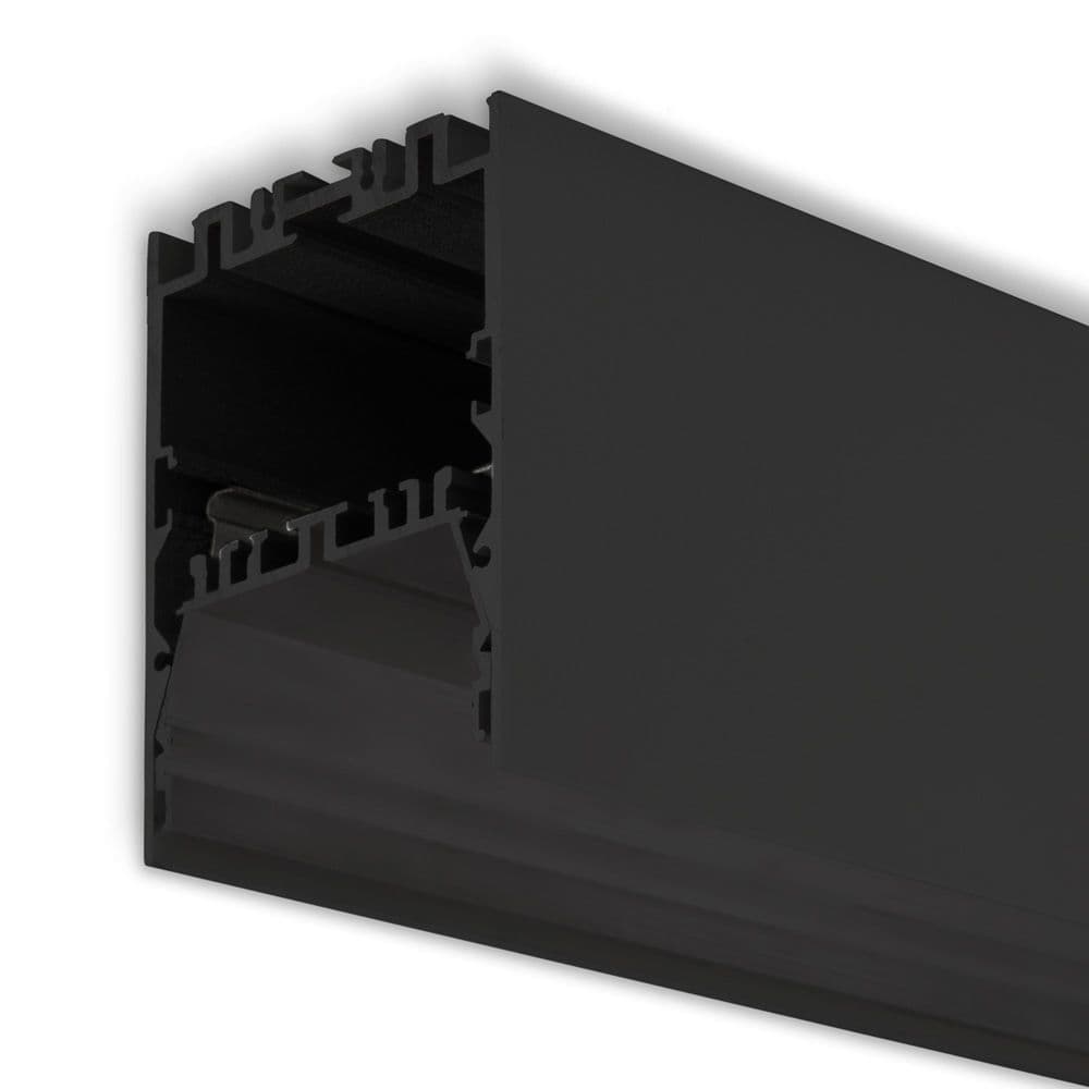 LED Leuchtenprofil LAMP40 Up&Down Aluminium schwarz pulverbeschichtet, 200cm